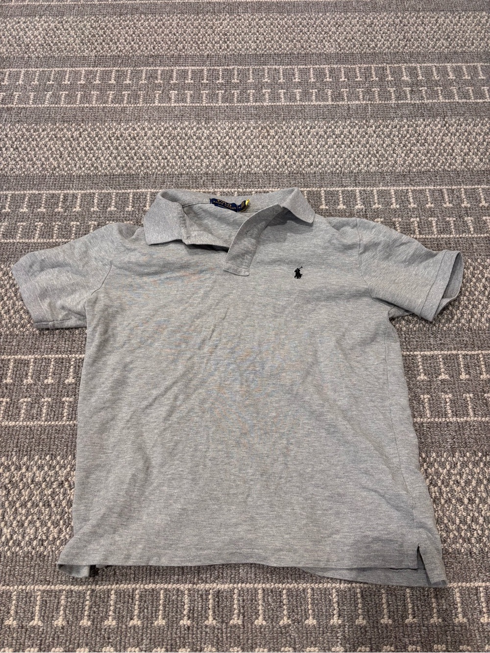 Ralph Lauren Grey Cotton Polo Shirt, Size M, like new
